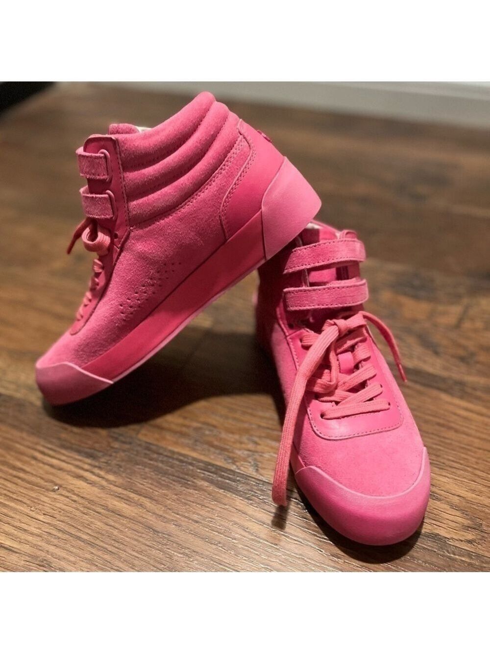 RAG AND BONE Nova Peony suede high top sneakers. Size 37. NWOT - Picture 2 of 13